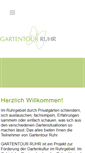 Mobile Screenshot of gartentour-ruhr.de